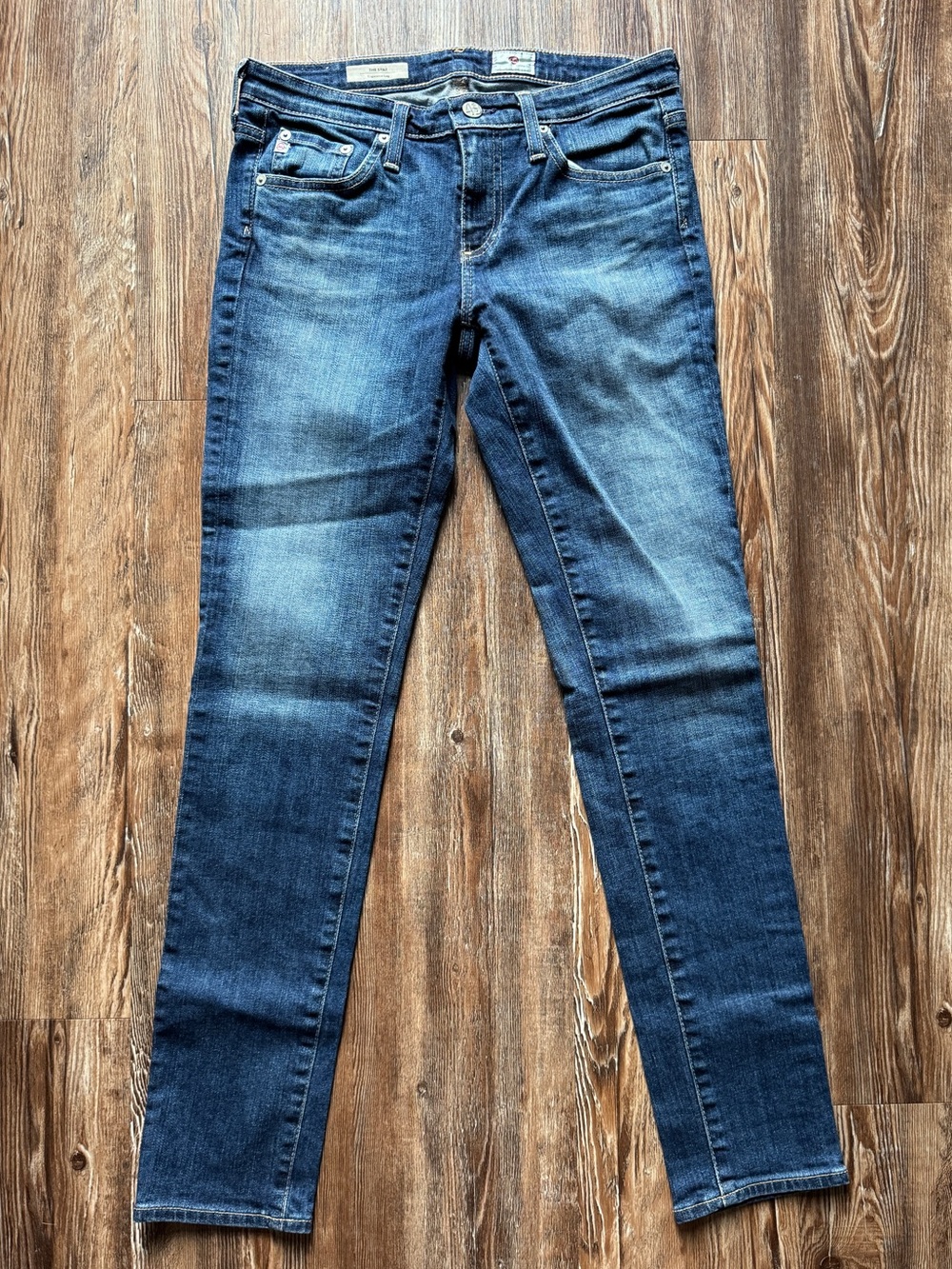 AG Adriano Goldschmied The Stilt Cigarette Leg Jeans Women’s Size 27 Dark Wash